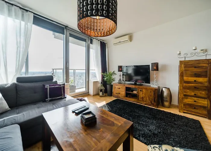 Comfy On The 20th Floor & Free Parking Apartament *